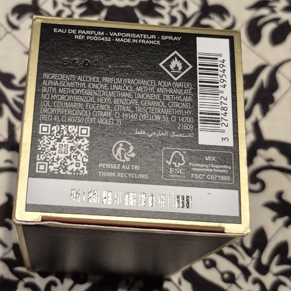 Givenchy L'Interdit Parfum with Black and Gold Accents - Picture 2 of 4